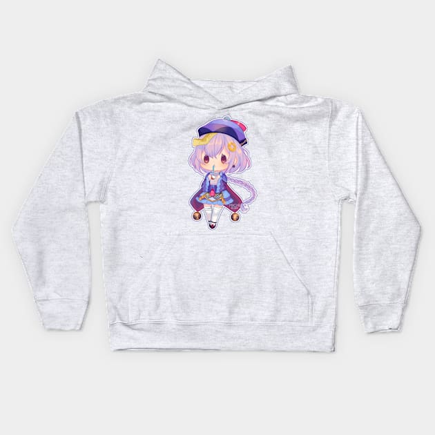 Qiqi genshin impact Kids Hoodie by MaggiesPanis